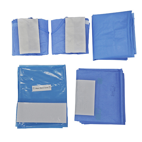 Disposable sterile eye surgery kit