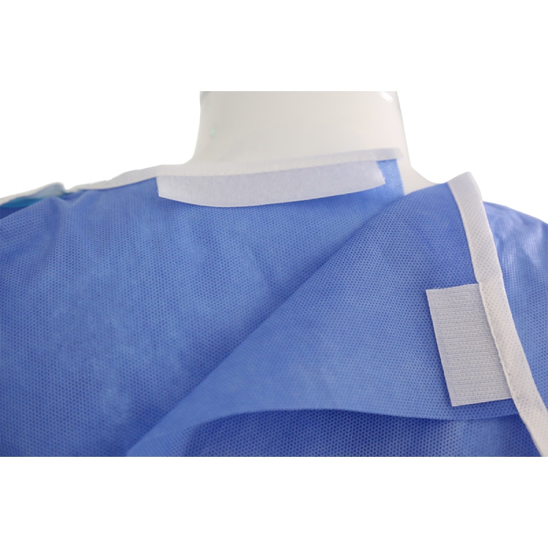 Disposable blue fortifying surgical suit